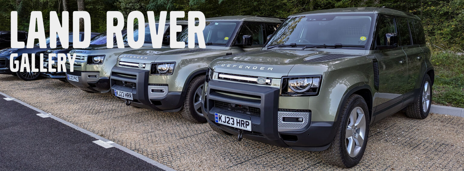 Land Rover startpage