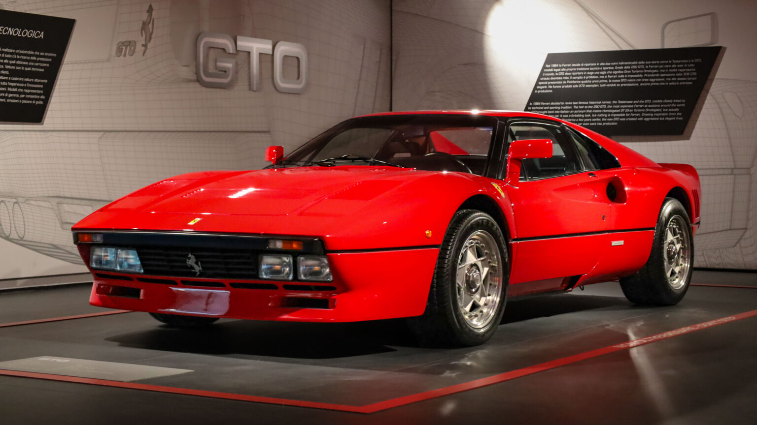 Ferrari 288 GTO at Museum in Maranello 
