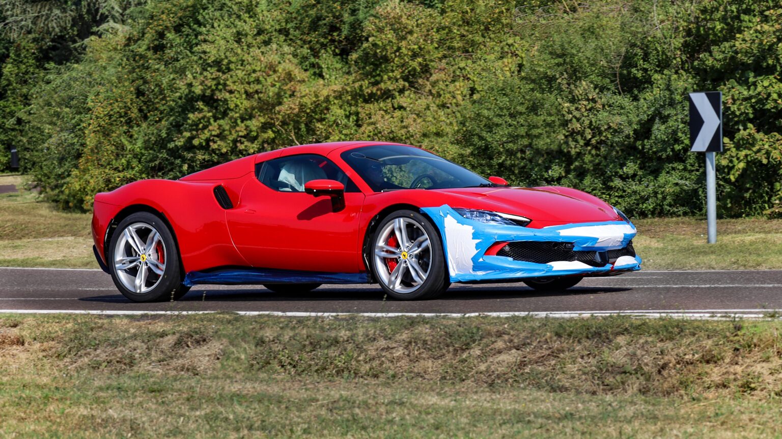 Ferrari 296 test-car