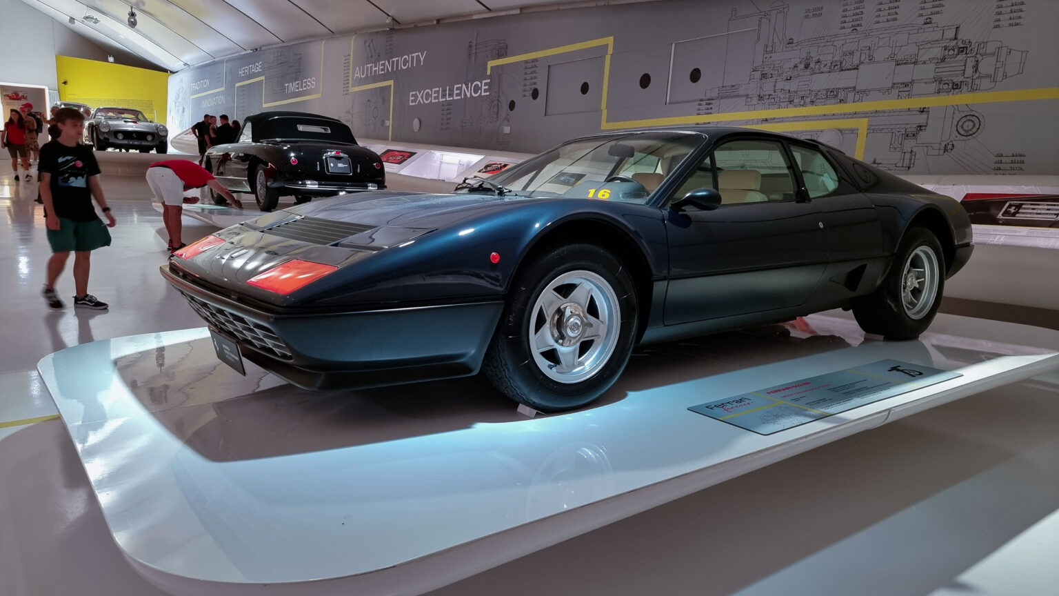 Ferrari BB 512 at Enzo Museum