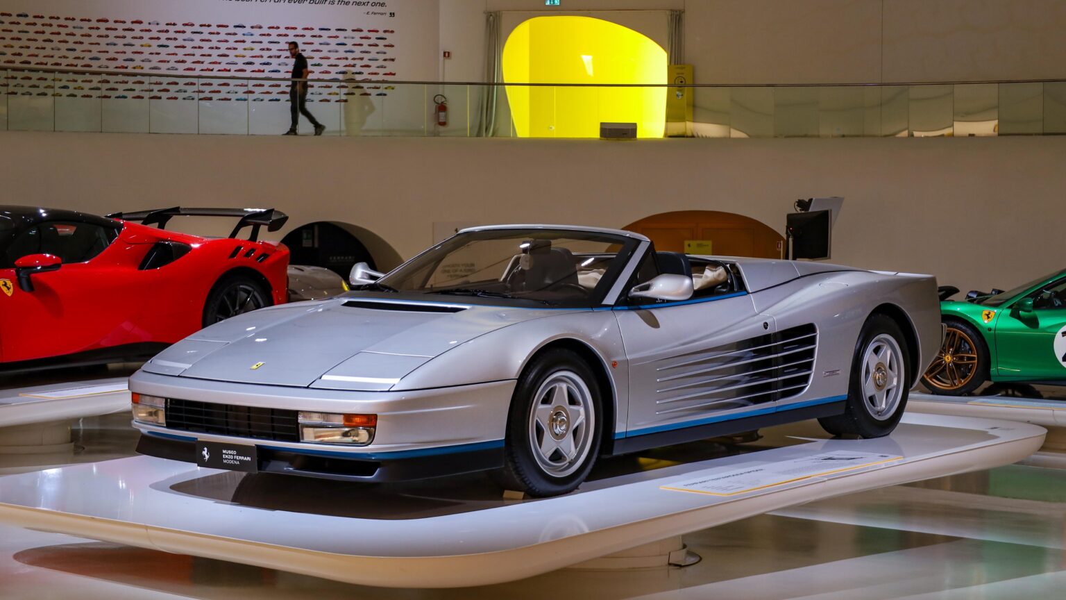 Ferrari Testarossa Spider at Enzo Museum