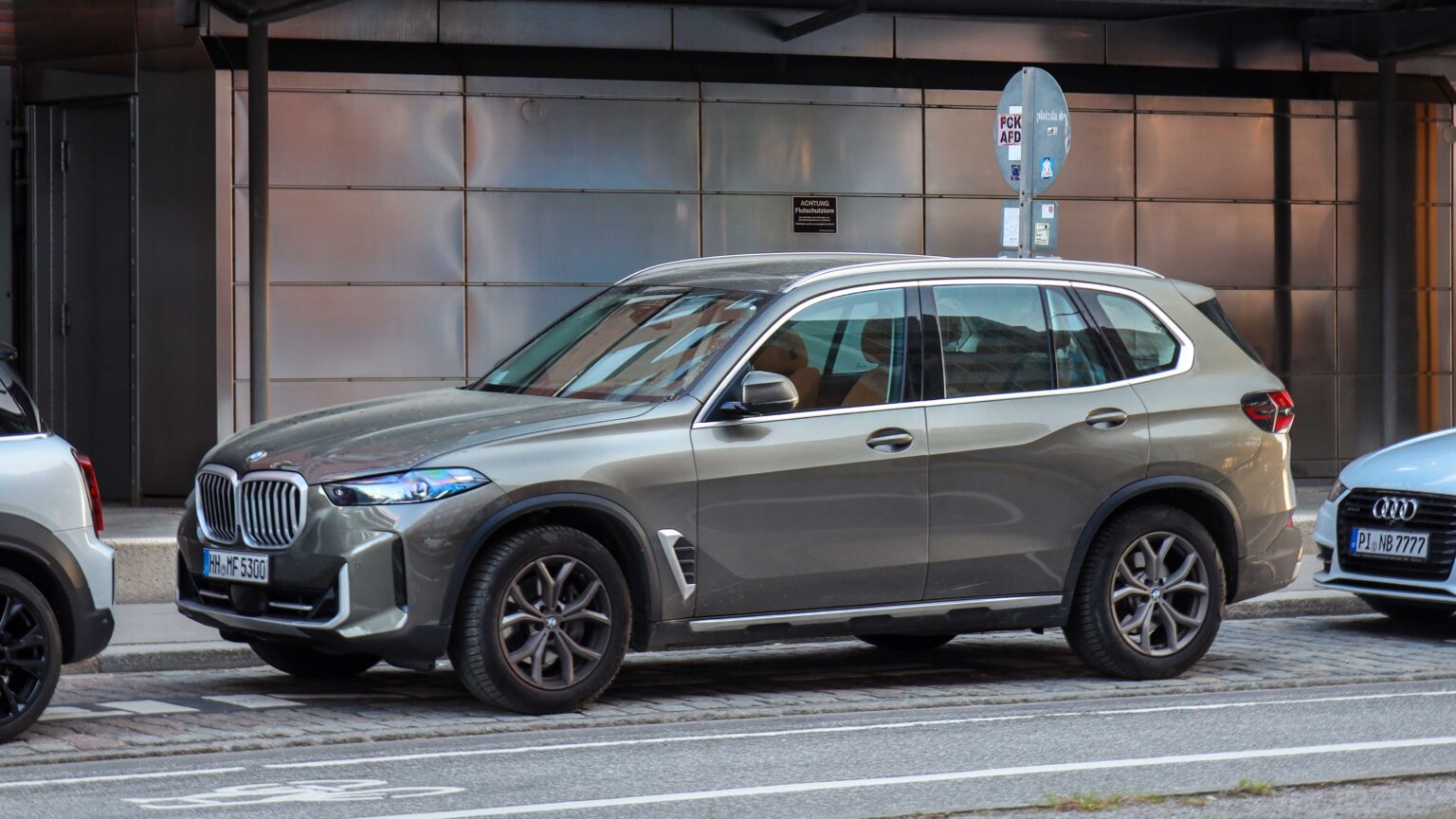 BMW-X5-parked