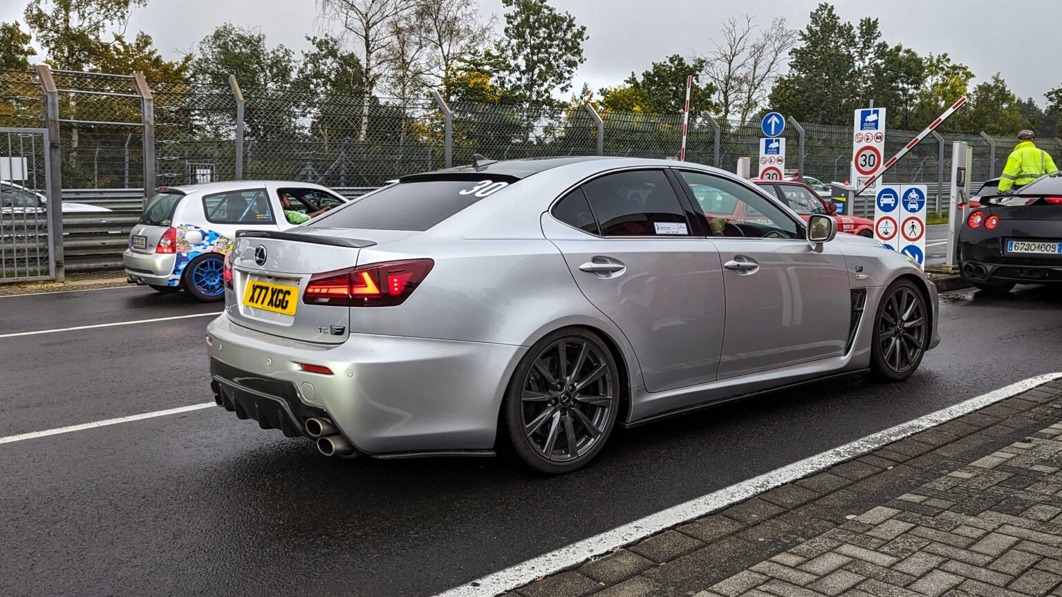 Lexus-IS-F-entering-Nurburgring