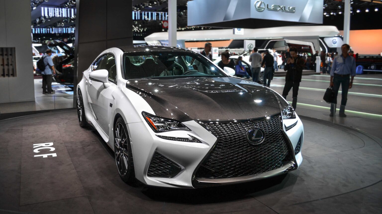 Lexus-RC-F-white-front