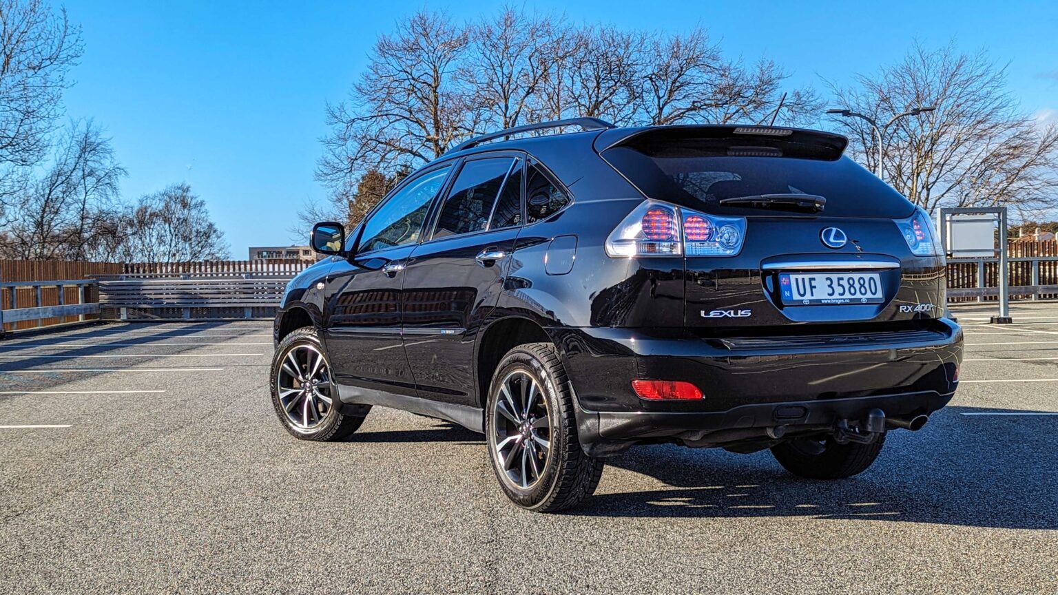 Lexus-RX-400h-2007-black-rear