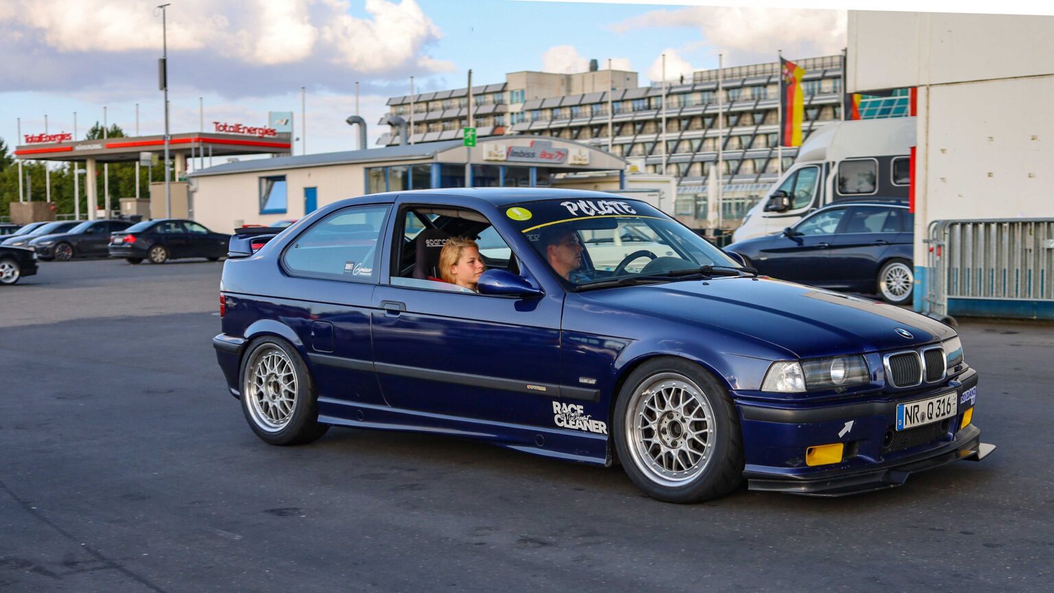 BMW-Compact-at-Nurburgring-pits